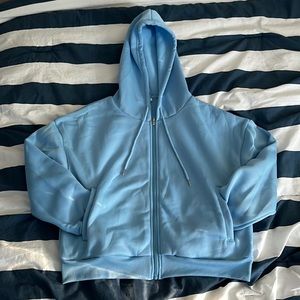 Baby Blue Hoodie.